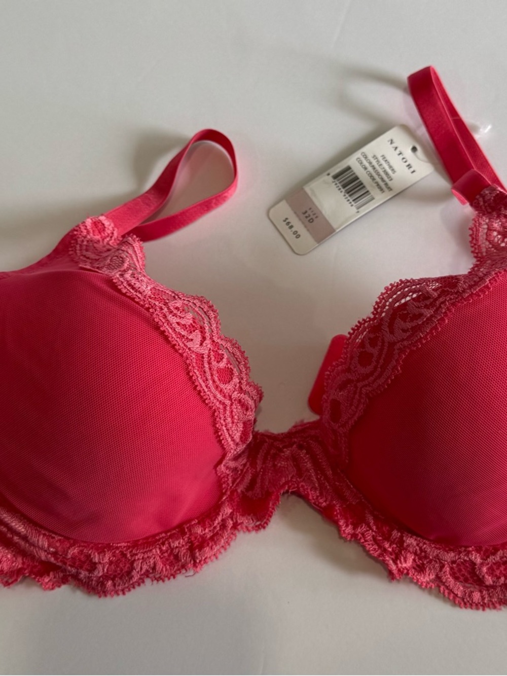 Natori Hot Pink Lace T-Shirt Bra